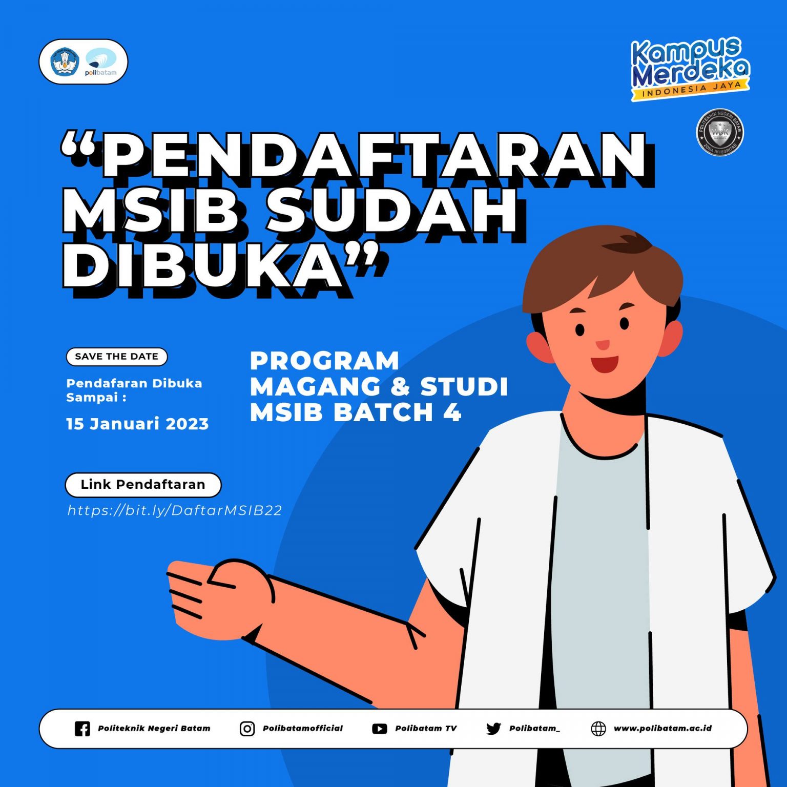 Dibuka Pendaftaran Program Magang Dan Studi Independen Bersertifikat