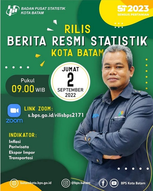 BPS Kota Batam Rilis Berita Resmi Statistik – Politeknik Negeri Batam