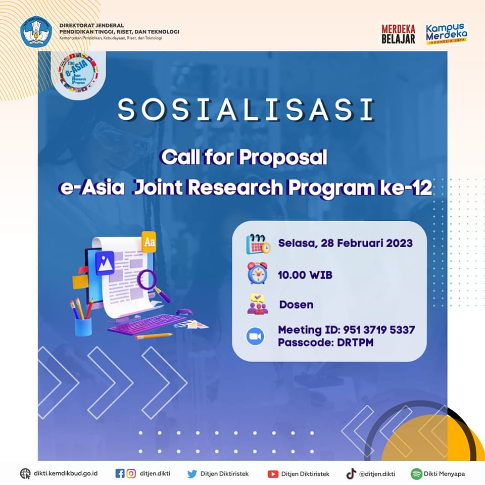 Sosialisasi Call For Proposal EASIA-JRP Ke-12 – Politeknik Negeri Batam