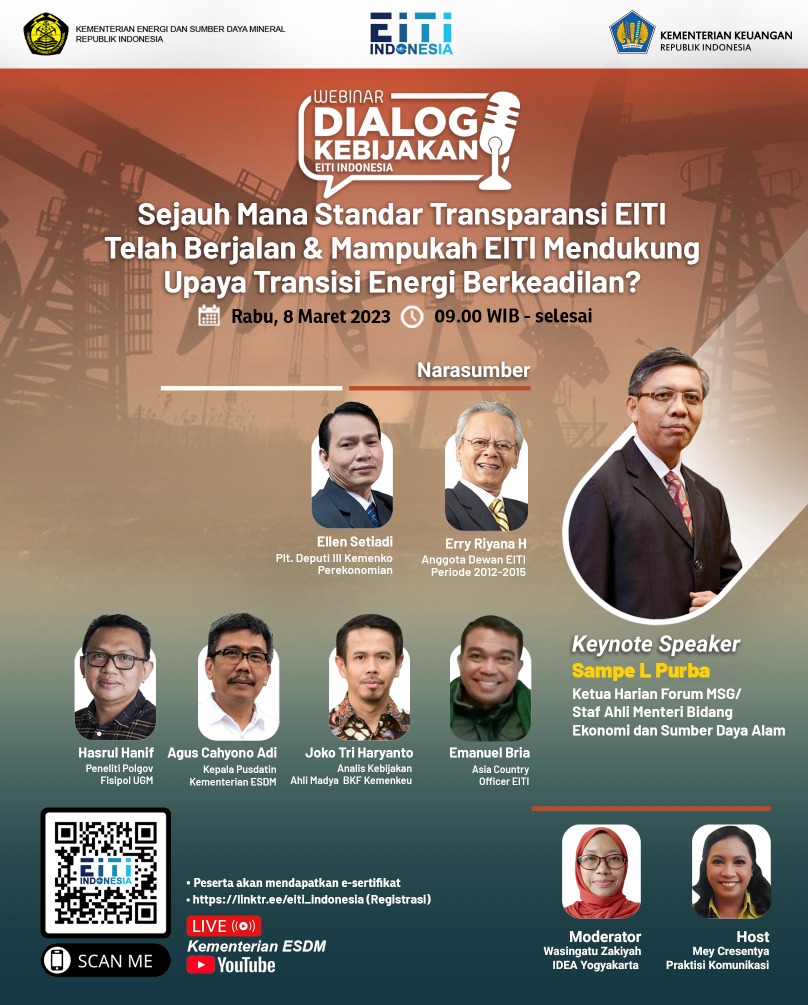 Webinar “Dialog EITI Indonesia Tata Kelola Migas & Tambang: Sejauh Mana ...