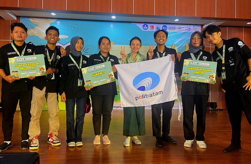 Empat Mahasiswa Politeknik Negeri Batam Raih Juara di Bidang Jurnalistik pada PCFEST 2024